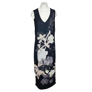 Simons Contemporaine Maxi  Floral Dress Wedding Guest Size 2